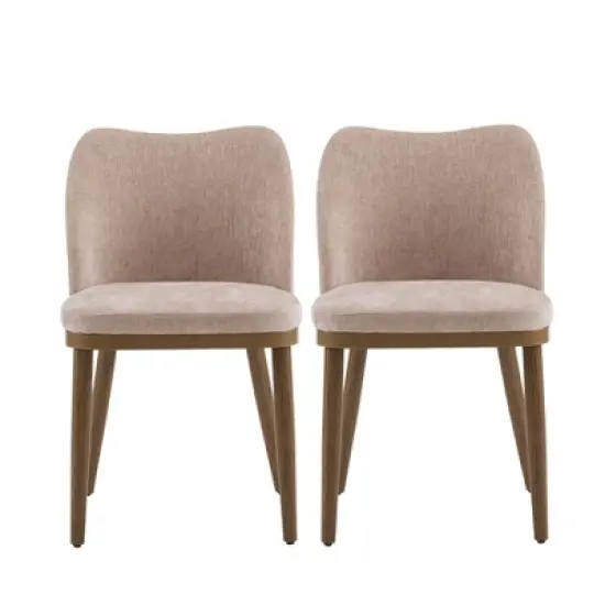 Christopher Knight Home Aviana Fabric Upholstered Dining Chairs (Set of 2) image {1}