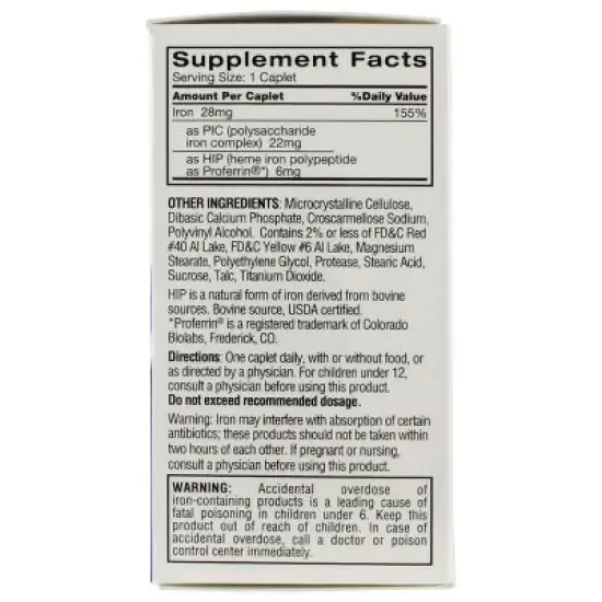 Feosol Complete With Bifera Iron, 30 Count image {7}