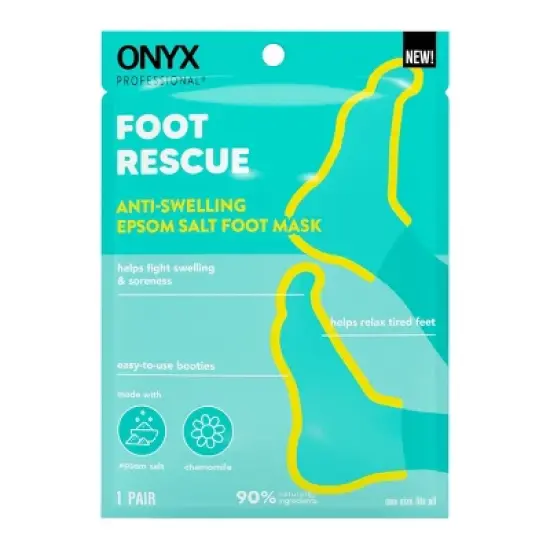 ONYX Professional Foot Rescue Epsom Soak Foot Booties - 1.35oz image {6}