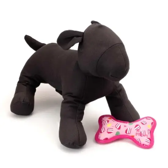The Worthy Dog Tough Birthday Girl Bone Dog Toy image {2}