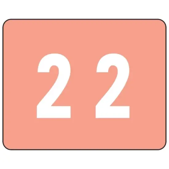 Smead DCCRN Color-Coded Numeric Label image {4}