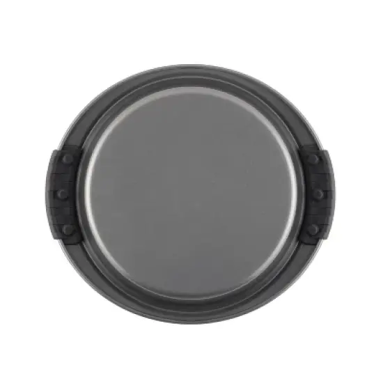 Anolon Advanced Bakeware 9" Nonstick Round Cake Pan with Silicone Grips Gray: Steel, Even-Heating, Soft-Grip Handle image {6}