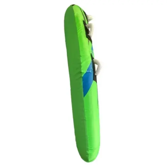 RAVE Sports Ripper XP Quick Connect Inflatable 3 Person Rider Towable Pull Behind Water Sport Raft Tube Float for Tubing and Boating, Green image {2}