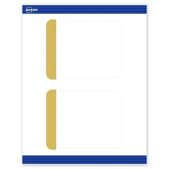 Avery 4.25" x 5.5" Cards, Gold-Dipped Edge, 20 ct image {9}