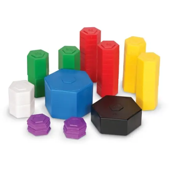 Learning Resources Weight Pax Metric Weights, Set of 58 with Box image {2}