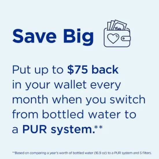 PUR PLUS 30-Cup Water Filter Dispenser System Smoke DS1810BA: PUR Filtration, BPA-Free, Dishwasher-Safe, Charcoal Gray image {10}