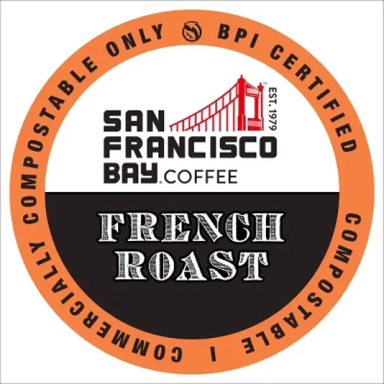 San Francisco Bay Coffee French Roast Dark Roast Coffee - 80ct image {2}