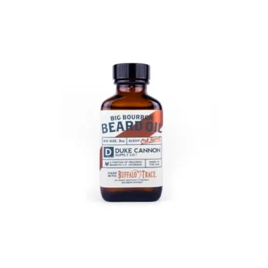 Duke Cannon Big Bourbon Beard Oil - Bourbon Oak Barrel Scent - Beard Oil for Men - 3 fl. oz image {2}