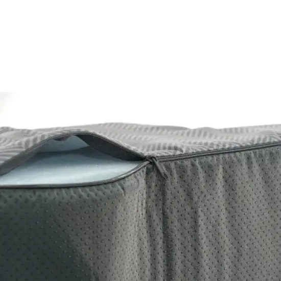 Precious Tails Herringbone High Density Foam 4-Step Pet Stairs - Gray image {3}