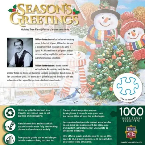 MasterPieces 1000 Piece Christmas Jigsaw Puzzle - Holiday Tree Farm image {3}