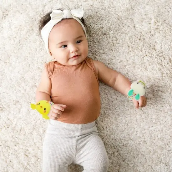 Infantino Go Gaga! Springtime Easter Wrist Rattles image {2}