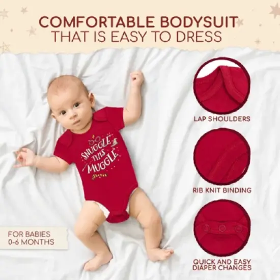 Harry Potter Baby Bodysuit and Monthly Milestone Blanket 4 Piece Newborn image {3}