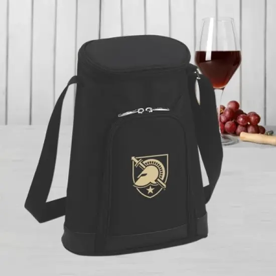 NCAA Army Black Knights Stylish 2 Bottle Insulated Wine Tote Bag with Cheese Board, Knife and Corkscrew image {3}