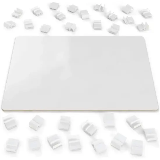 Arteza White Dry Erase Lapboards with Pen Holder (12"x11") - 32 Pack image {4}