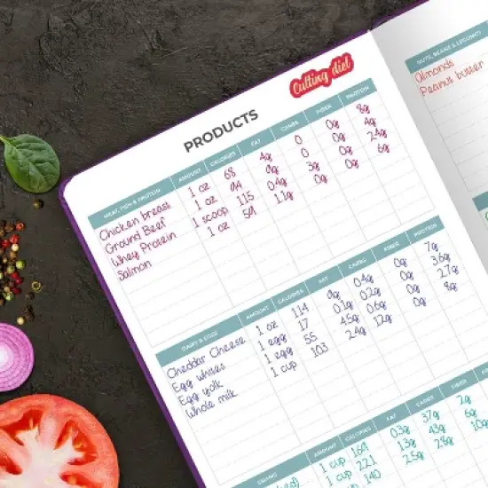 Undated Planner Food Journal 5.5"x8" Purple - Clever Fox image {5}