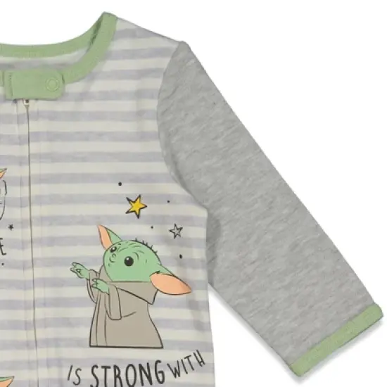 Star Wars The Child Baby Sleep N' Play Coverall Bib Blanket and Hat 4 Piece Outfit Set Newborn image {5}