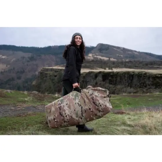 Stansport Top Load Canvas Deluxe Duffel Bag - Camo - 42" x 12" x 12" image {7}