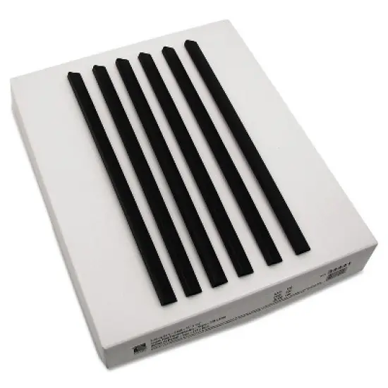 C-Line Slide 'N Grip Binding Bars Black 11 x 1/4 100/Box 34441 image {1}