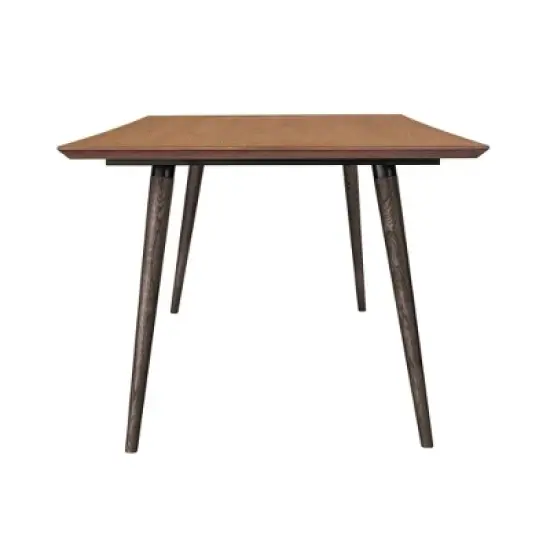 Coco Dining Table Rustic Oak/Brown - Armen Living image {2}