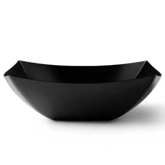 Posh Setting Square Black Serving Bowl - 64 oz. - 4 Pack image {5}