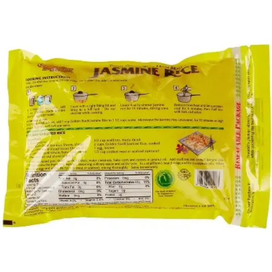 Golden Star Jasmine Rice - 12 pack, 2 lb image {2}