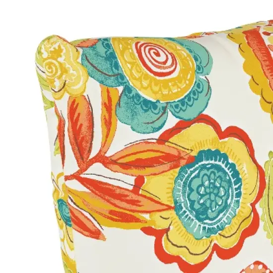 Herrick-Fresco Flower Box Outdoor Throw Pillow - Skyline Furniture image {2}