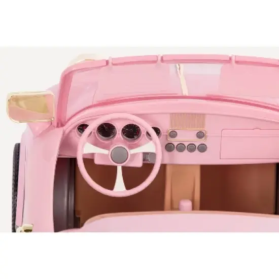 Our Generation In the Driver Seat Cruiser - Pink Convertible for 18" Dolls image {3}