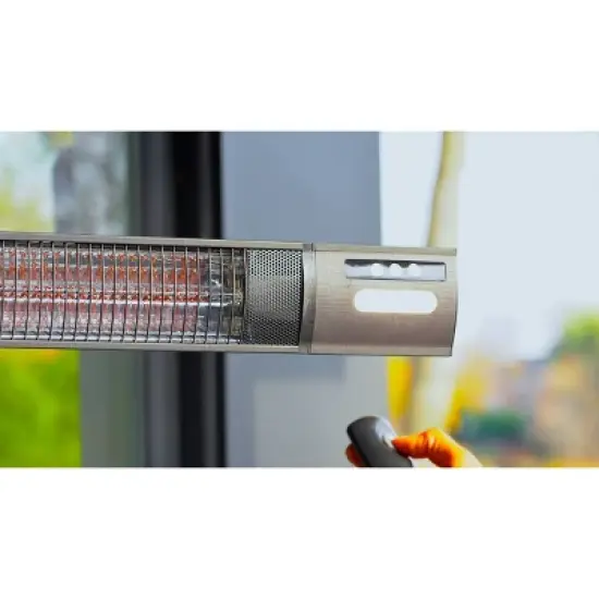 EnerG+ Freestanding Infrared Electric Outdoor Heater with LED and Remote image {2}