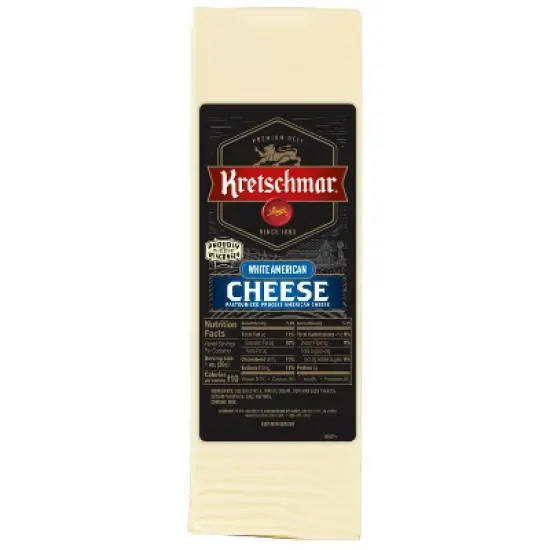 Kretschmar White American Cheese - price per lb image {3}