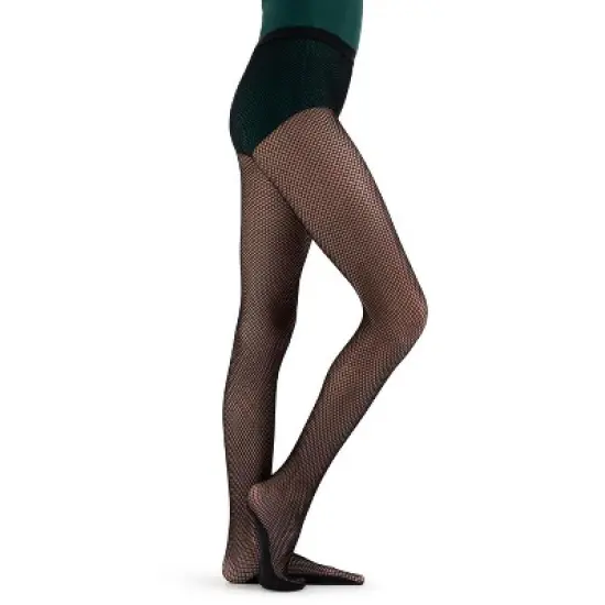 Capezio Professional Fishnet Seamless Tight - Girls image {9}