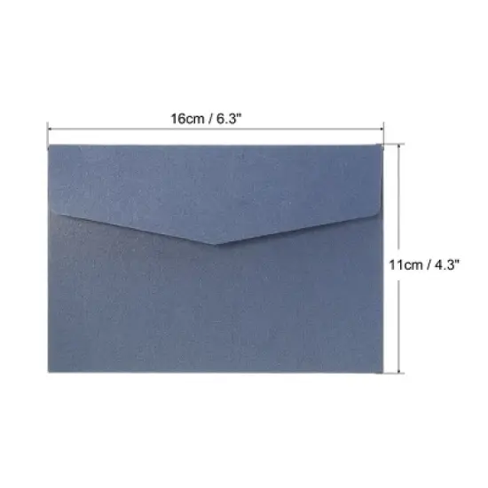 Unique Bargains Birthdays Weddings Colorful Invitations Envelopes Blank Flat Cards image {1}