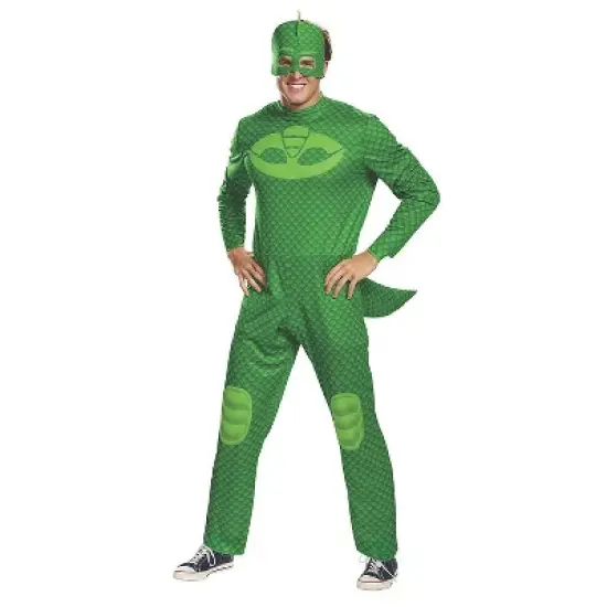 Mens PJ Masks Gekko Costume - Large/X Large - Green image {1}