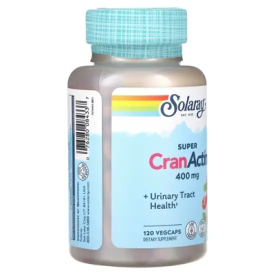 Solaray Super CranActin with Herbal Support Blend, 400 mg, 120 Vegcaps image {3}