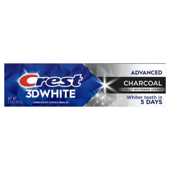 Crest 3D White Advanced Charcoal Teeth Whitening Toothpaste image {8}
