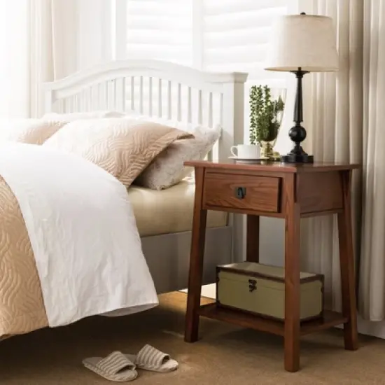 Nightstand Brown - Leick Home image {1}