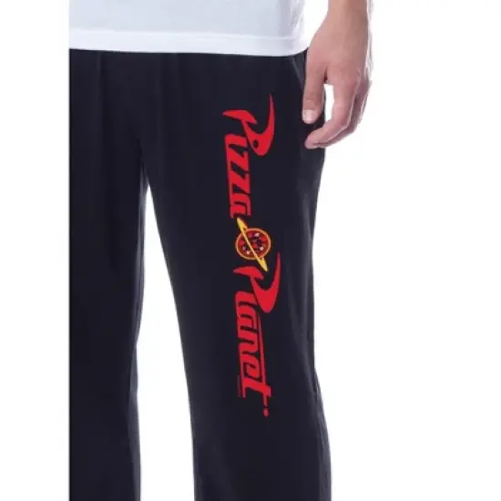 Disney Men's Toy Story Pizza Planet Aliens Logo Loungewear Pajama Set Multicolored image {2}