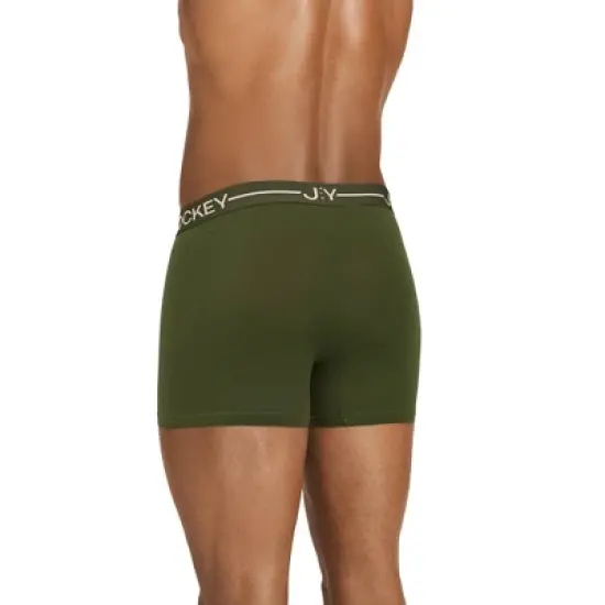 Jockey Men's Organic Cotton Stretch 4" Trunk - 3 Pack image {2}