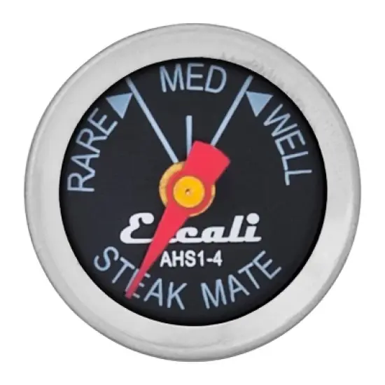 Escali Easy Read Set of 4 Steak Thermometers: Stainless Steel Analog Food & Meat Thermometer, Dishwasher-Safe image {4}