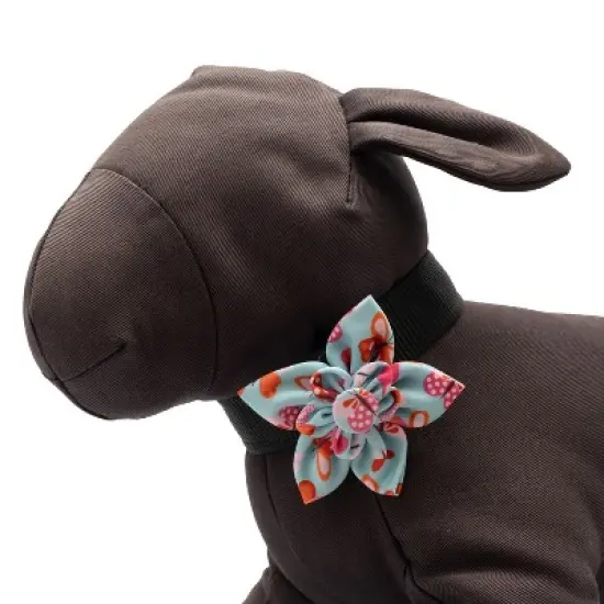 The Worthy Dog Butterflies Flower Adjustable Collar Attachment Accessory image {2}