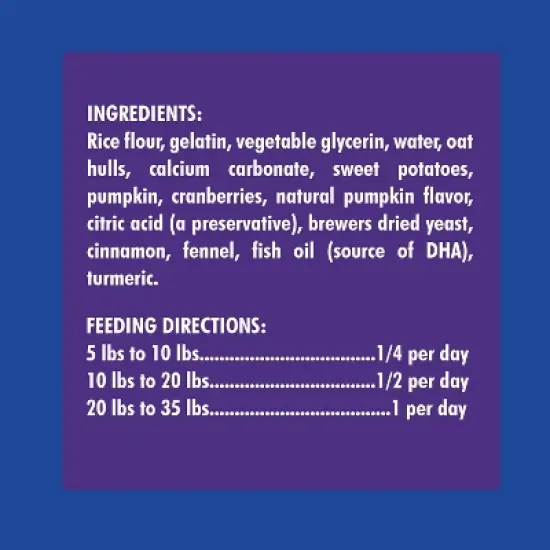 N-Bone Puppy Teething Rings Pumpkin Flavor Rawhide Alternatives and Dental and Hard Chews Dog Treats - 7.2oz image {4}