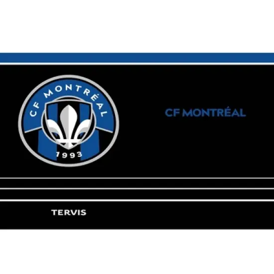 MLS CF Montreal 30oz MVP Stripe Stainless Steel Tumbler image {1}