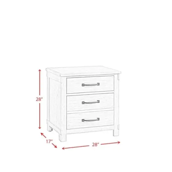 Jack 2 Drawer Nightstand with Usb Ports - Picket House Furnishings image {10}
