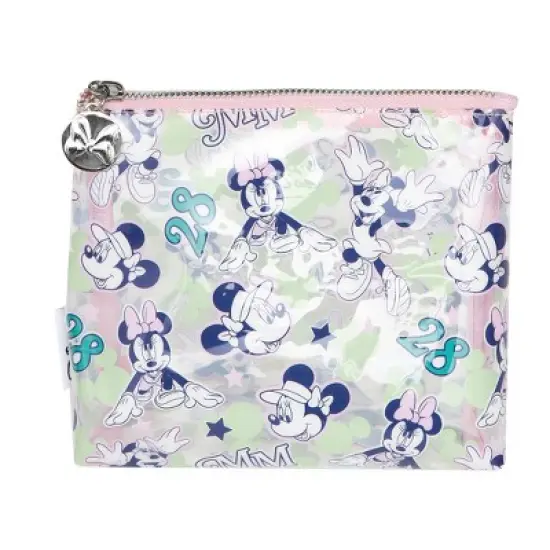 Clear Minnie Mouse Cosmetic Bag with Zipper image {4}
