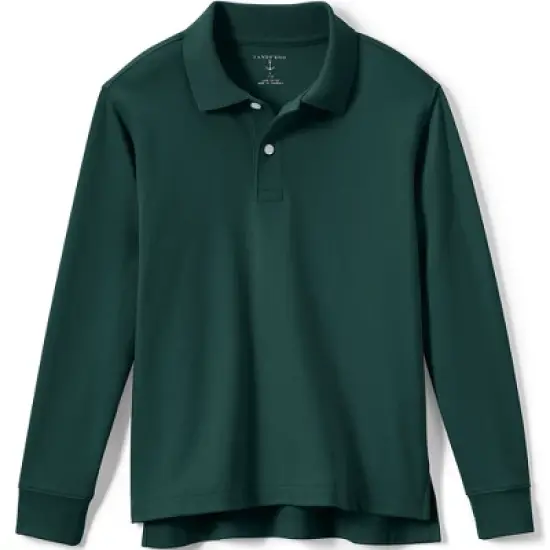 Lands' End Kids Short Sleeve Interlock Polo Shirt image {7}