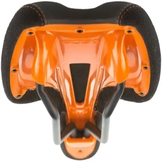 SDG Radar Saddle - Black/Orange Rail Material: Titanium Alloy Width: 138 image {6}