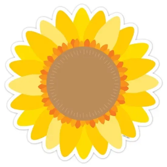 Creative Teaching Press&reg; Sunflower 6" Designer Cut-Outs, 36 Per Pack, 3 Packs image {1}
