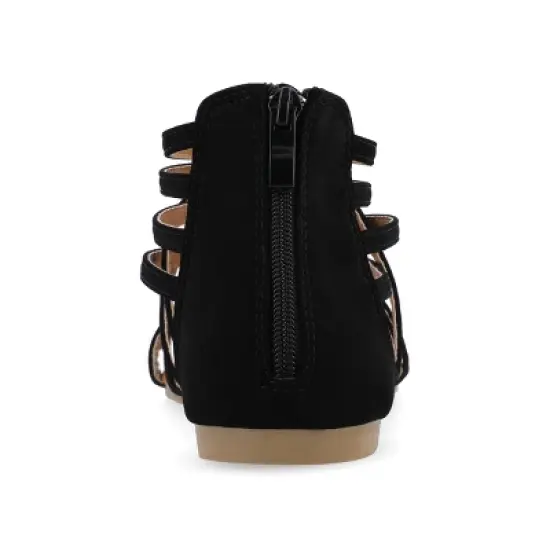 Journee Collection Womens Hanni Gladiator Low Block Heel Sandals image {2}