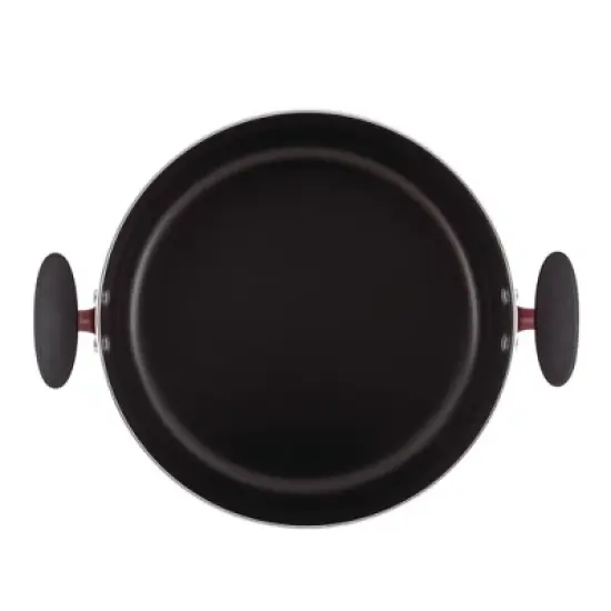 Farberware Reliance 10qt Aluminum Nonstick Wide Stock Pot Red image {7}