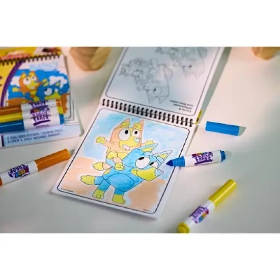 Crayola Bluey Color & Erase Reusable Activity Pad: Mess Free Coloring Book for Creative Travel Activities image {4}