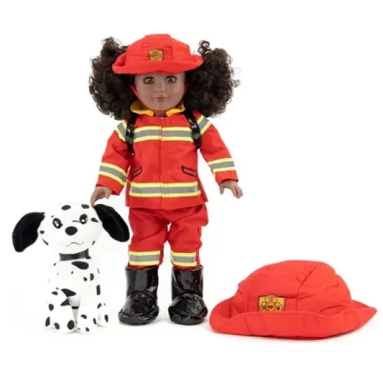 Playtime By Eimmie Playtime Pack Firefighter with Child Accessories image {1}